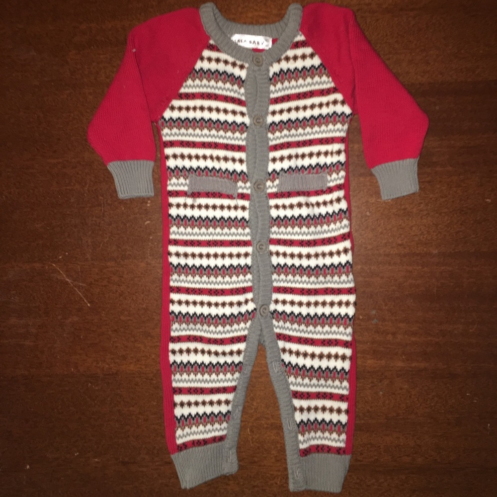 👶🏻 3-6 month knit body suit - never worn